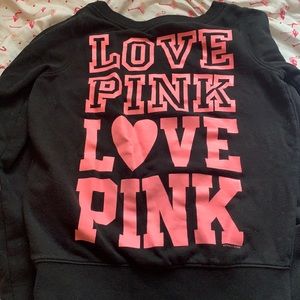 Victoria’s Secret pink crew neck sweatshirt